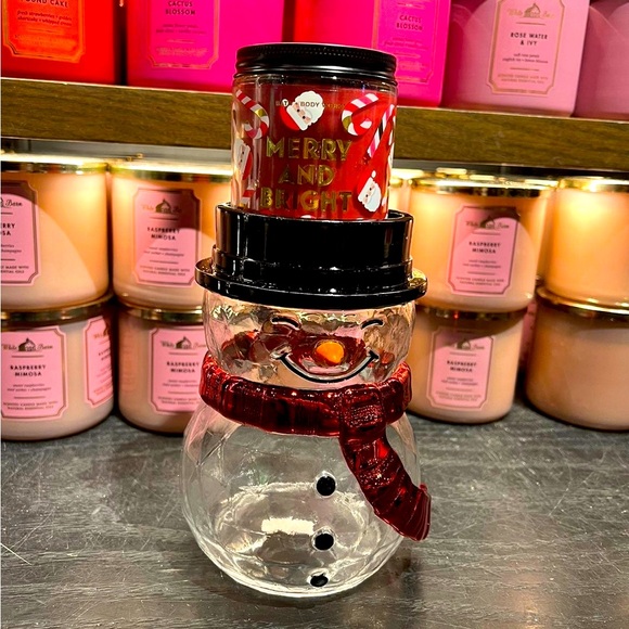 Bath & Body Works Holiday Bath Body Works Snowman Single Wick